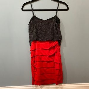 Black and red dress